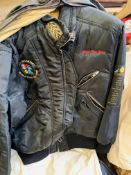 Jacket embroidered "Paul McCartney World Tour 1989-1990"; together with 2 records