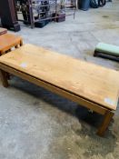 Coffee table, stool and 2 nests of tables