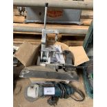 Bosch GWS7-115 grinder together with a mejix angle grinder support.