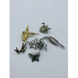 Collection of brooches