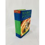 "Harry Potter and the Half Blood Prince", first edition.