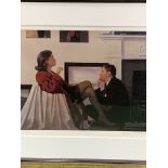 Framed and glazed Jack Vettriano, Models in the Studio, limited edition silkscreen 174/295