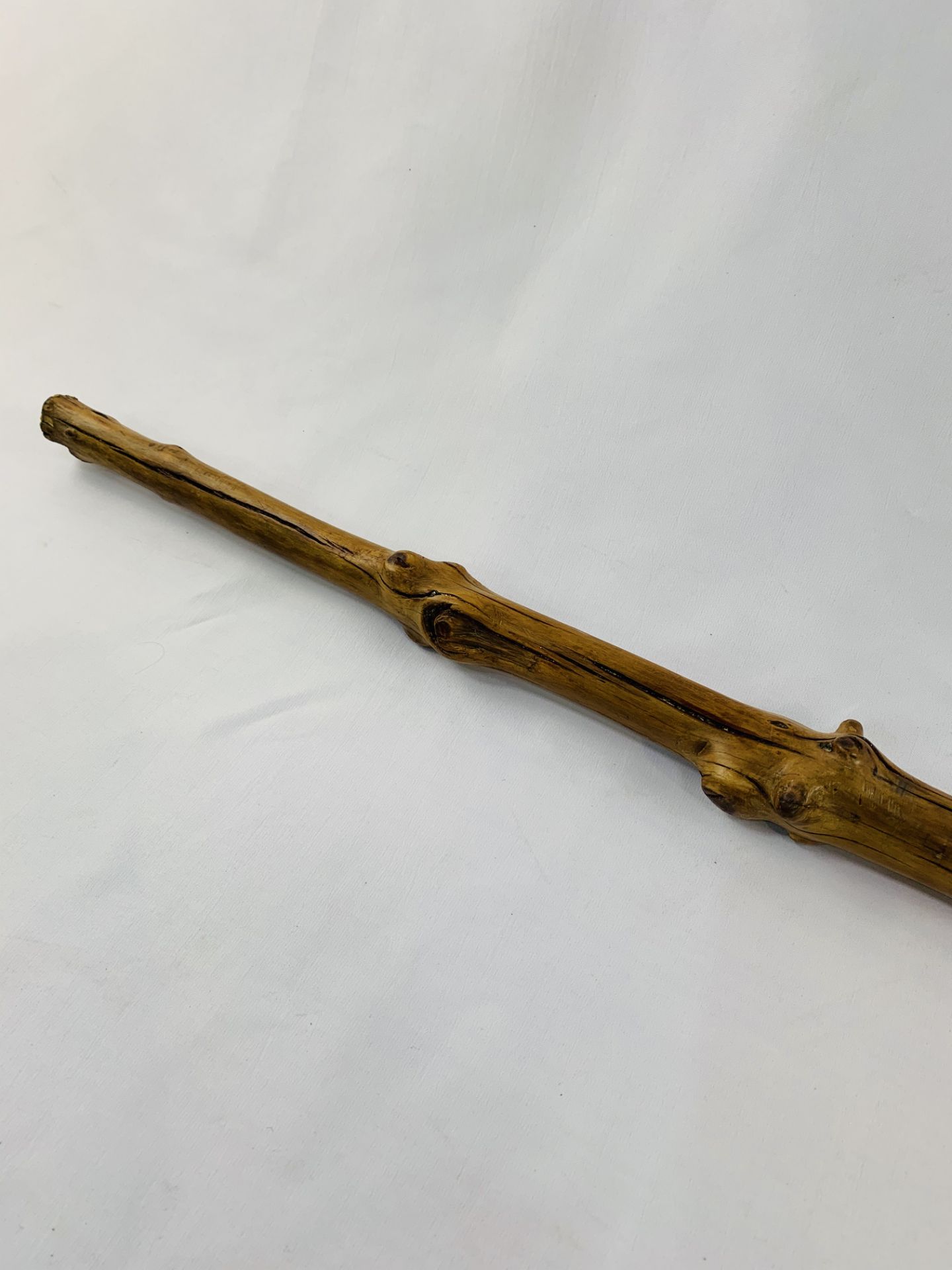 Victorian Irish Blackthorn walking stick. - Image 3 of 3