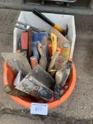 Quantity of plasters tools.
