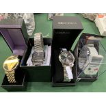 5 boxed watches, incl.: Casio 5154; Casio 3191; Sekonda; Game Boy; and another.