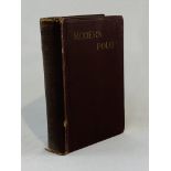 Book 'Modern Polo' by Lt. Col. E D Miller.