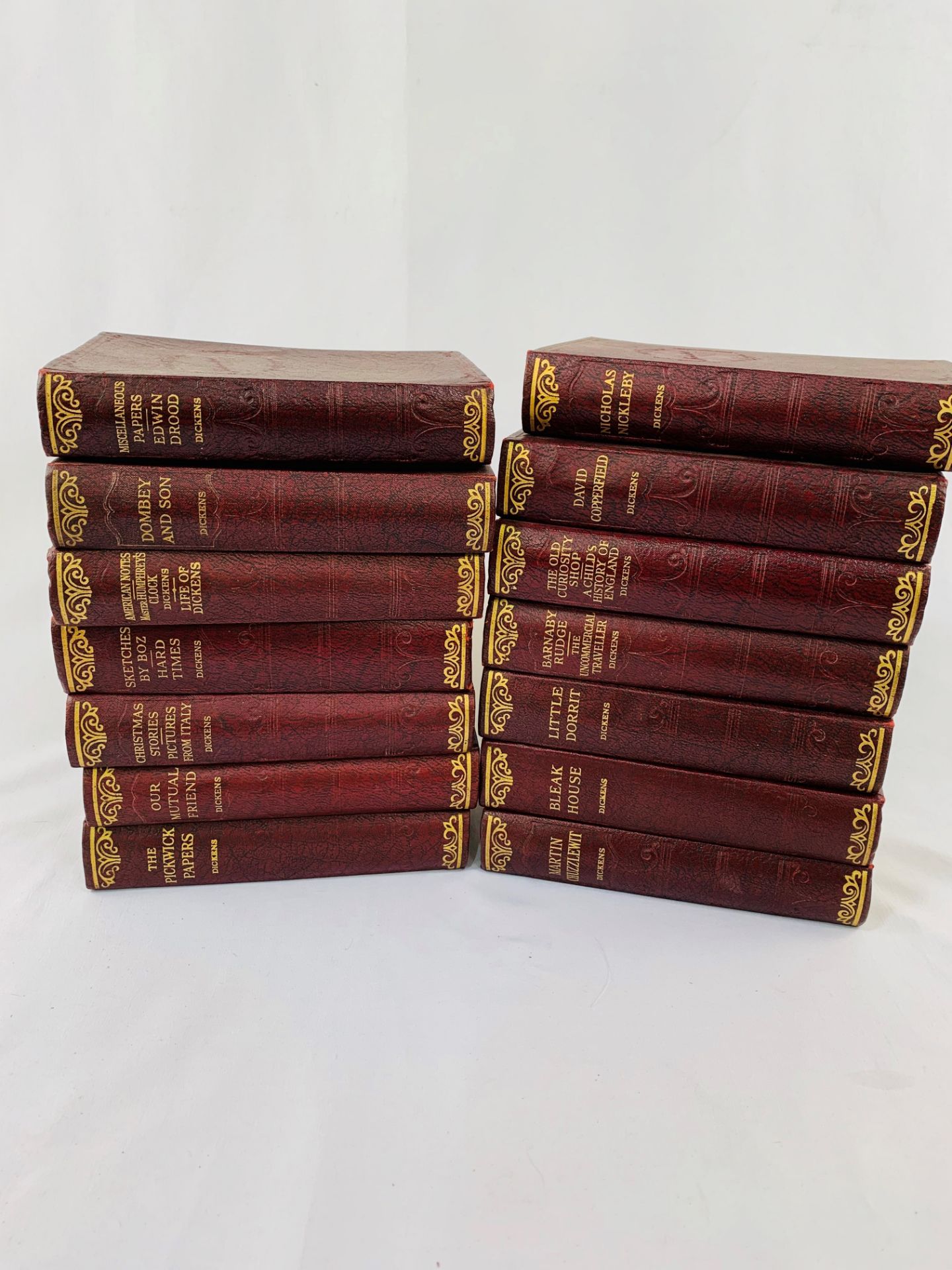 Collection of Dickens novels published by Hazell, Watson, Viney.