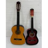 Music Fidelity acoustic guitar and a Prince acoustic guitar £20-30