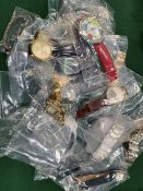 A bag of 25 assorted fashion watches.