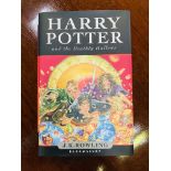 Harry Potter and the Deathly Hallows, first edition.