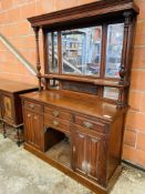 Edwardian mirrored sideboard