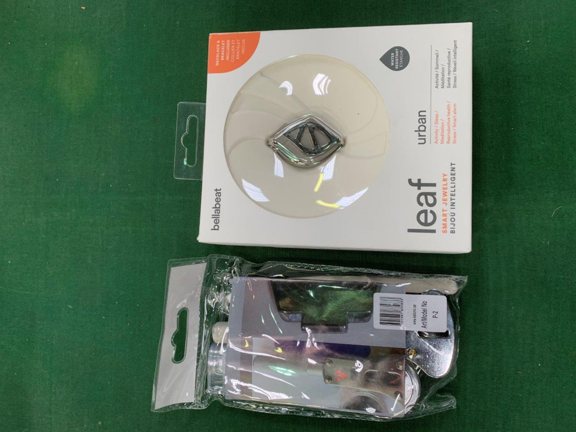 Leaf Smart Jewellery "Bellabeat", new boxed; and a watch battery replacement kit, new