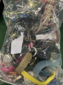 A bag of 43 assorted fashion watches