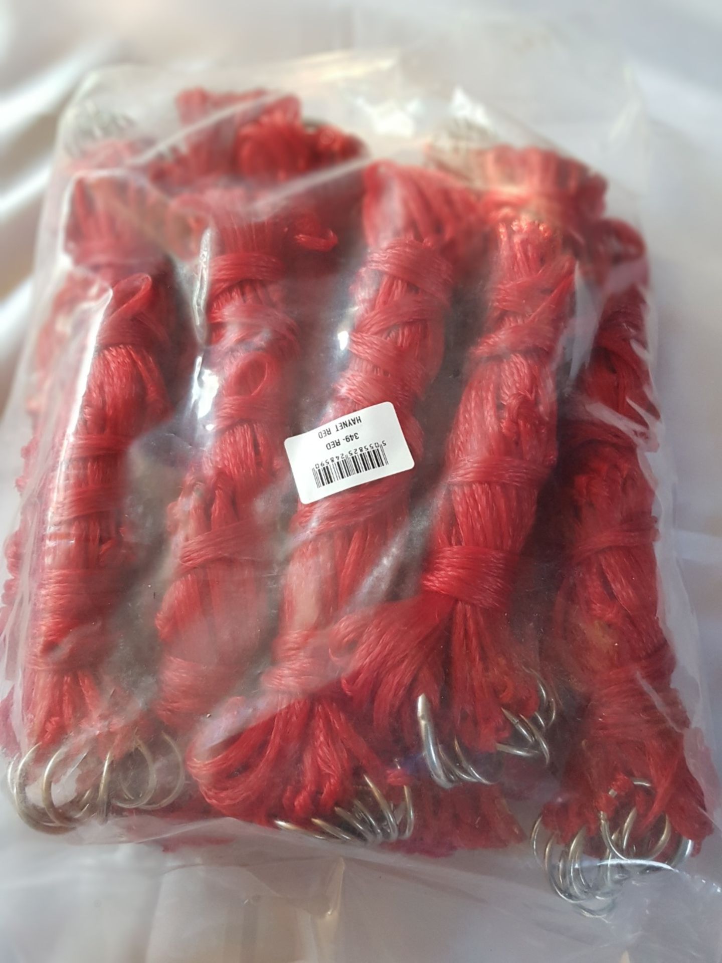 10 x new hay nets in red