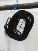 Set of leather driving reins for a Shetland pony