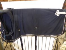 6ft 6ins show fleece in navy blue - carries VAT