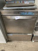 DIHR stainless steel undercounter dishwasher.