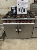 Moorwood vulcan 6 ring gas cooker.