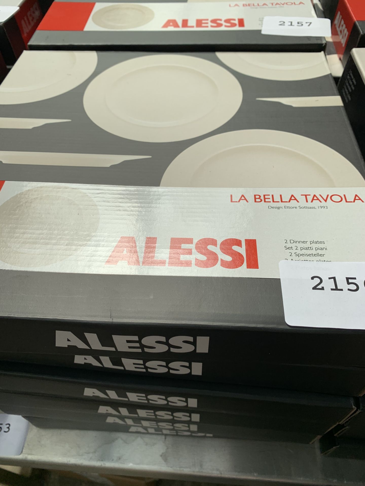 12 x Alessi dinner plates.