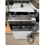 New Infurness split tank electric fryer.