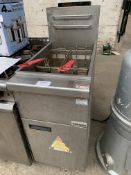 Infernus 2 basket gas fryer.