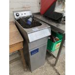 Falcon floor standing single fryer.