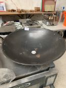 26inch extra large iron wok..