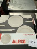 12 x Alessi dinner plates.