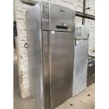 Gram single door upright fridge.