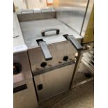 Valantine twin tank fryer, three-phase.