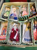 A box of approximately 40 Rexard Dolls, boxed