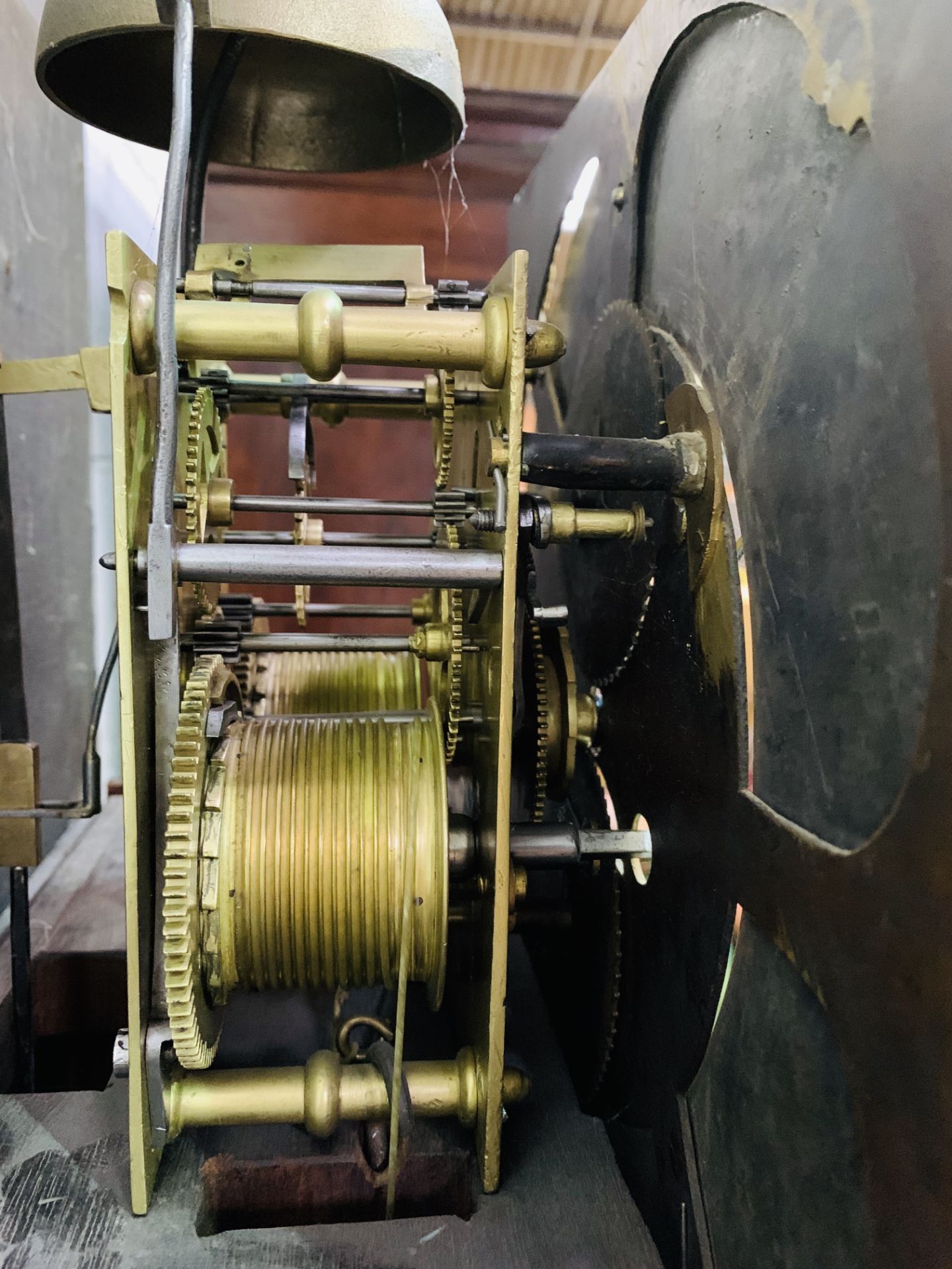 Oak long case clock by Thomas Lister of Halifax - Image 10 of 11