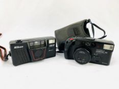 Yashica and Nikon film cameras