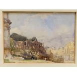 Sir William Russell Flint RA, PRWS, (1880-1969) "The Palatine and Forum from the Arch of Titus"