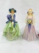 Three mid 20th Century Royal Doulton figurines.