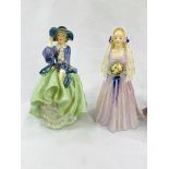 Three mid 20th Century Royal Doulton figurines.