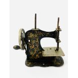 Victorian child's sewing machine.