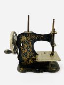 Victorian child's sewing machine.