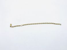 18ct yellow and white gold Ramshead link bracelet by Fulkro