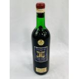 A bottle of Brunello de Montalcino, Fattoria Del Barbi, 1968.