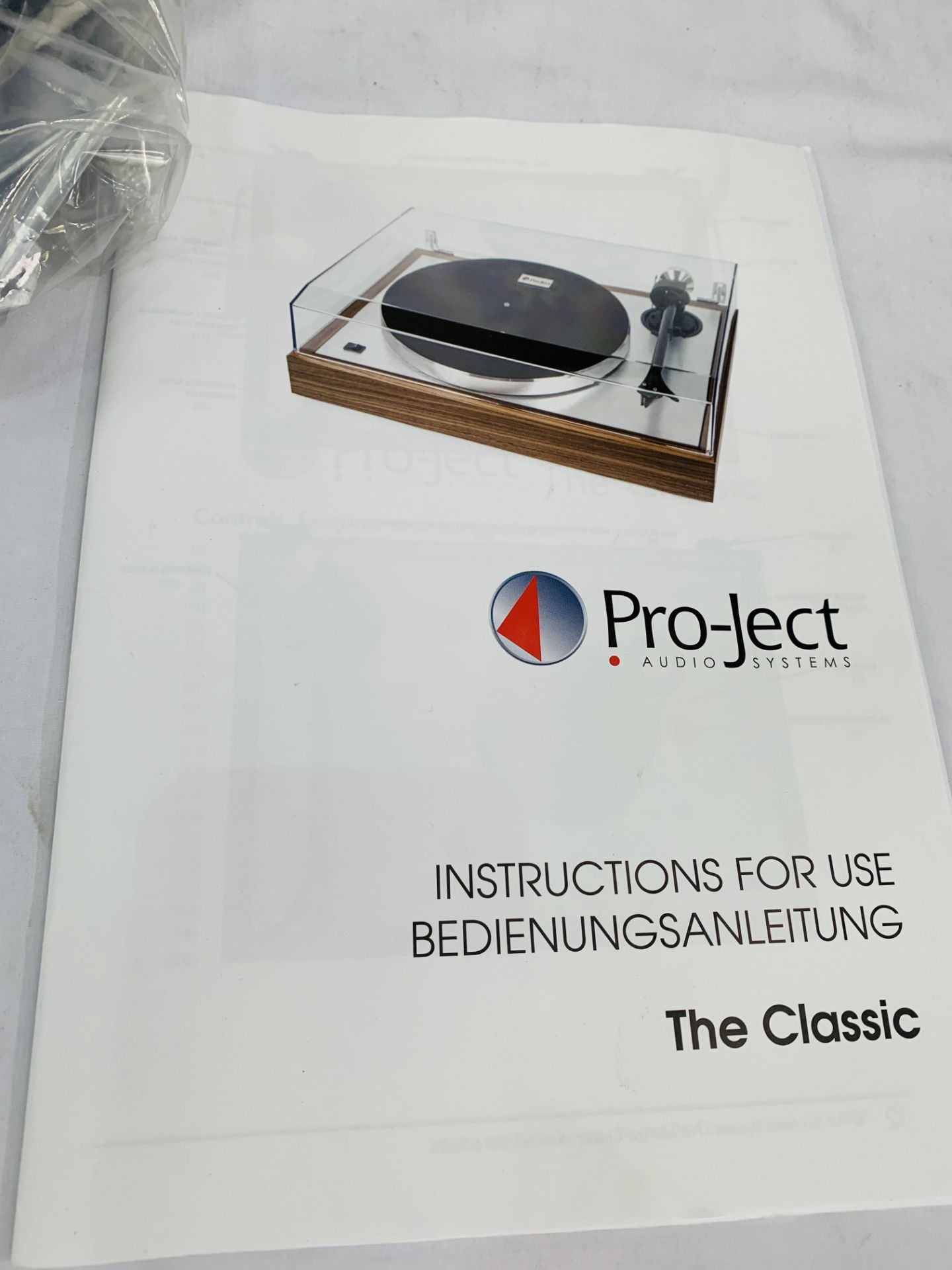 Pro-Ject 'The Classic' turntable complete with power supply, stylus and instruction manual. - Image 3 of 3