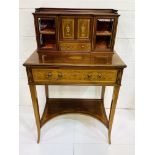 Edwardian mahogany secretaire.