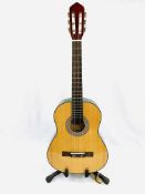 Child's classical guitar in a Jose Ferre carry case.