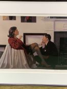 Framed and glazed Jack Vettriano, Models in the Studio, limited edition silkscreen 174/295.