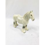 Beswick dapple grey Shire horse.