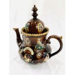 Large Measham "Bargeware" teapot.