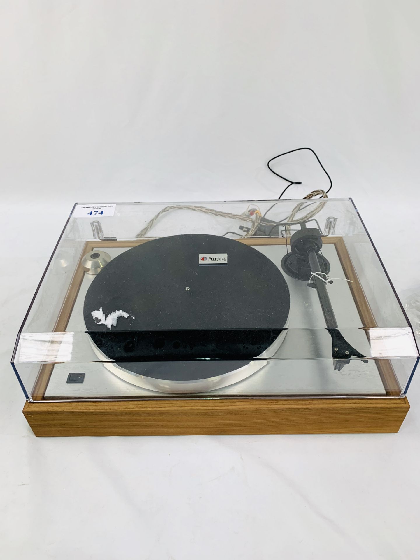 Pro-Ject 'The Classic' turntable complete with power supply, stylus and instruction manual.