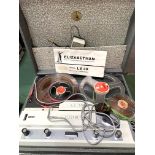Elizabethan LZ30 reel to reel boxed portable tape recorder.