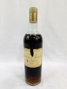 A bottle of Chateau d'Yguem, 1953.