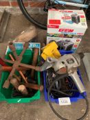 Eheim 250T thermo filter; Shurflow water pump; 7 hammers; wheel spider; 1/2 Standard drill; spanners